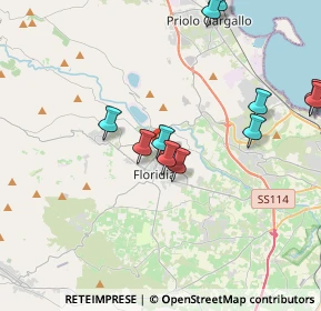 Mappa Via Pitagora, 96014 Floridia SR, Italia (4.57364)