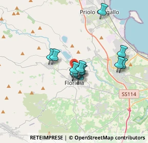 Mappa Via Zavattini, 96014 Floridia SR, Italia (2.81)