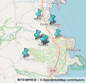 Mappa Via Sciascia, 96014 Floridia SR, Italia (5.17083)