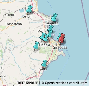 Mappa Via Sciascia, 96014 Floridia SR, Italia (12.80571)