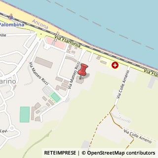 Mappa Via Matteo Ricci, 26, 60126 Ancona, Ancona (Marche)