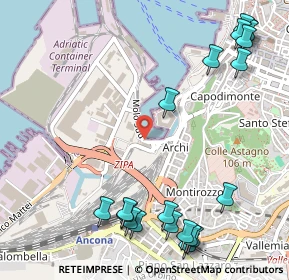 Mappa Molo Sud, 60125 Ancona AN, Italia (0.748)