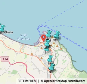 Mappa Molo Sud, 60125 Ancona AN, Italia (3.89909)