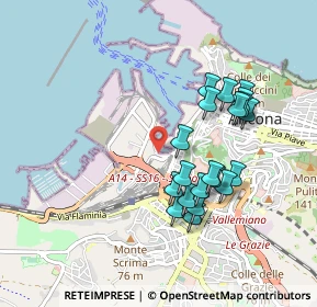 Mappa Molo Sud, 60125 Ancona AN, Italia (0.882)