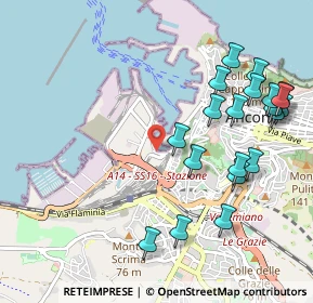 Mappa Molo Sud, 60125 Ancona AN, Italia (1.2095)