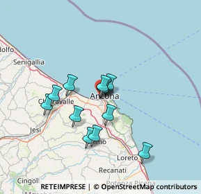 Mappa Molo Sud, 60125 Ancona AN, Italia (10.87167)