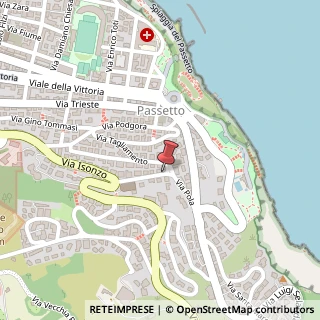 Mappa Via Tagliamento,  29, 60124 Ancona, Ancona (Marche)