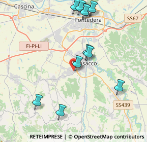 Mappa Via Lazio, 56035 Casciana Terme Lari PI, Italia (4.57273)