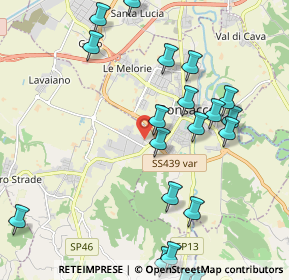 Mappa Via Lazio, 56035 Casciana Terme Lari PI, Italia (2.558)