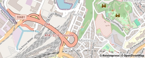 Mappa Ancône