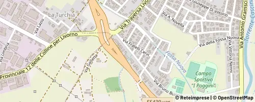Mappa Ponsacco