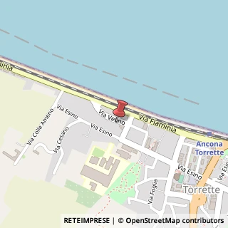 Mappa Via Velino, 40, 60126 Ancona, Ancona (Marche)