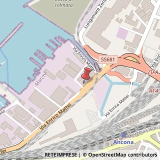 Mappa Via Enrico Mattei, 22, 60125 Ancona, Ancona (Marche)