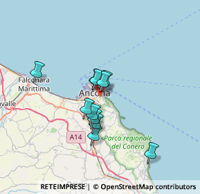 Mappa 60124 Ancona AN, Italia (5.21636)