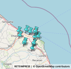 Mappa 60124 Ancona AN, Italia (9.79615)