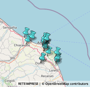 Mappa 60124 Ancona AN, Italia (8.558)