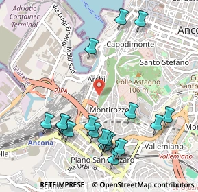 Mappa Via delle Fornaci Comunali, 60125 Ancona AN, Italia (0.598)