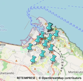 Mappa Via delle Fornaci Comunali, 60125 Ancona AN, Italia (1.27846)