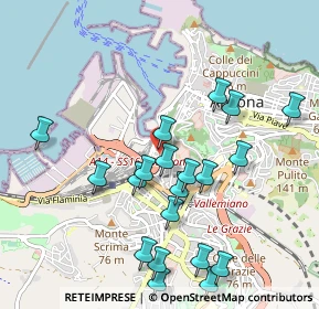 Mappa Via delle Fornaci Comunali, 60125 Ancona AN, Italia (1.0795)