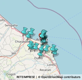 Mappa Via delle Fornaci Comunali, 60125 Ancona AN, Italia (7.6115)