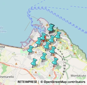 Mappa Via Giambattista Pergolesi, 60125 Ancona AN, Italia (1.26769)
