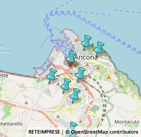 Mappa Via Giambattista Pergolesi, 60125 Ancona AN, Italia (2.78692)