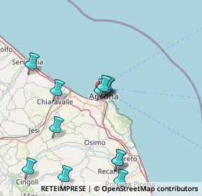 Mappa Via Giambattista Pergolesi, 60125 Ancona AN, Italia (17.19167)