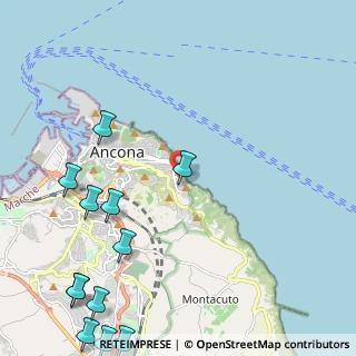 Mappa Via Thaon de Revel, 60124 Ancona AN, Italia (3.315)