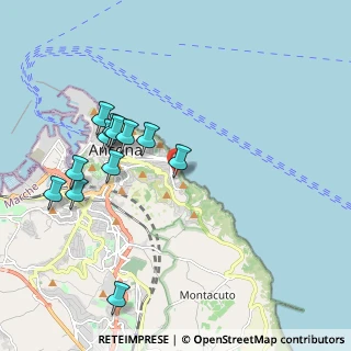 Mappa Via Thaon de Revel, 60124 Ancona AN, Italia (2.05833)
