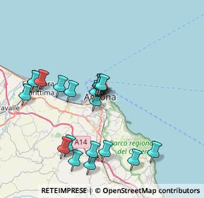 Mappa Via Rovereto, 60124 Ancona AN, Italia (7.857)