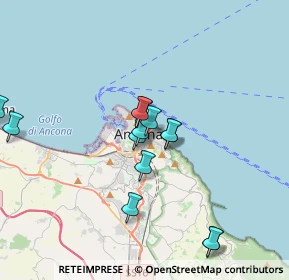 Mappa Via Rovereto, 60124 Ancona AN, Italia (3.36538)