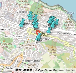 Mappa Via Rovereto, 60124 Ancona AN, Italia (0.367)