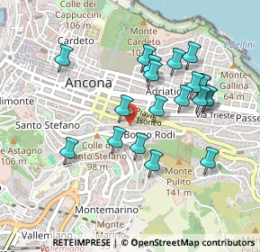 Mappa Via Rovereto, 60124 Ancona AN, Italia (0.4495)