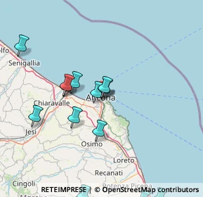 Mappa Via Rovereto, 60124 Ancona AN, Italia (18.92357)