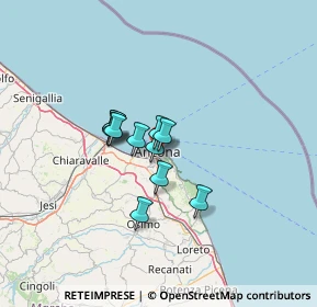 Mappa Via Rovereto, 60124 Ancona AN, Italia (8.18636)