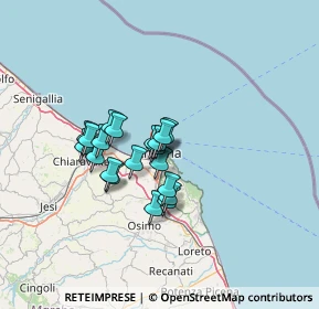 Mappa Via Rovereto, 60124 Ancona AN, Italia (9.563)