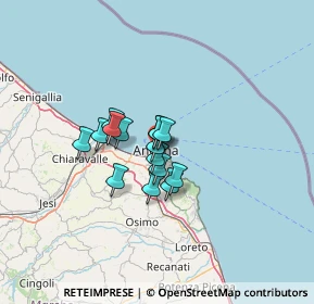 Mappa Via Rovereto, 60124 Ancona AN, Italia (7.85133)