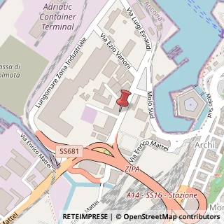 Mappa Via del Lavoro, 2, 60125 Ancona, Ancona (Marche)