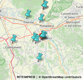 Mappa Via Sicilia, 56035 Casciana Terme Lari PI, Italia (6.10455)