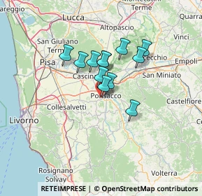 Mappa Via Sicilia, 56035 Casciana Terme Lari PI, Italia (9.35583)