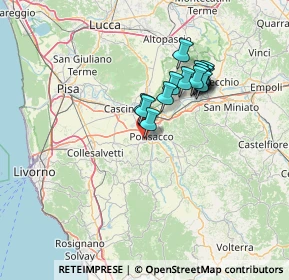 Mappa Via Sicilia, 56035 Casciana Terme Lari PI, Italia (11.44533)