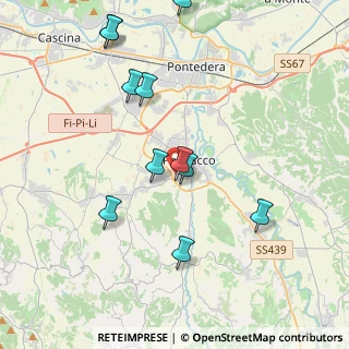 Mappa Via Fossa Nuova, 56038 Ponsacco PI, Italia (4.31091)