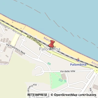 Mappa Via Litoranea, km10, 100, 40, 60125 Ancona, Ancona (Marche)