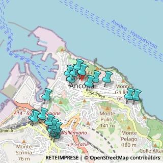 Mappa Via Matteotti Giacomo, 60121 Ancona AN, Italia (1.115)