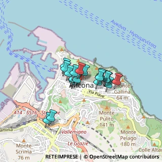 Mappa Via Matteotti Giacomo, 60121 Ancona AN, Italia (0.5545)