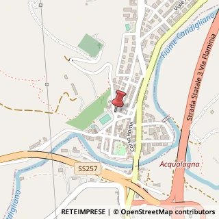 Mappa Via Campo Sportivo, 1, 61041 Acqualagna, Pesaro e Urbino (Marche)