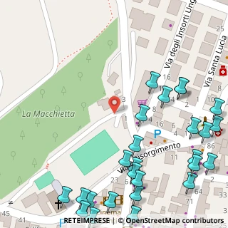 Mappa Via Campo Sportivo, 61041 Acqualagna PU, Italia (0.09231)
