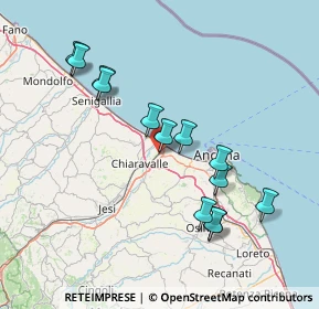 Mappa Via del Commercio, 60015 Falconara Marittima AN, Italia (15.10154)