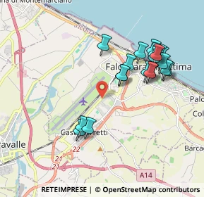 Mappa Via del Commercio, 60015 Falconara Marittima AN, Italia (1.9545)