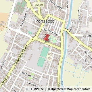 Mappa Viale della rimembranza 53, 56038 Ponsacco, Pisa (Toscana)